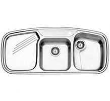 سینک ظرفشویی مدل ۶۱۴ تو کار استیل البرز